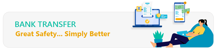 Automatic bank transfer registration for the collection of receiving payments